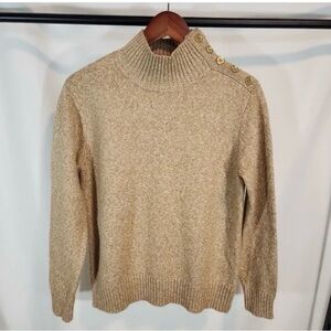 Michael Kors Tan Cowl Neck Sweater